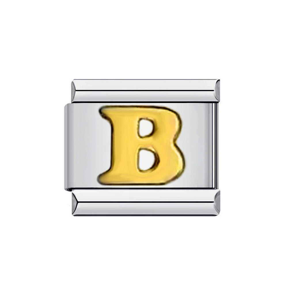 Varsity Letters Italian Charm