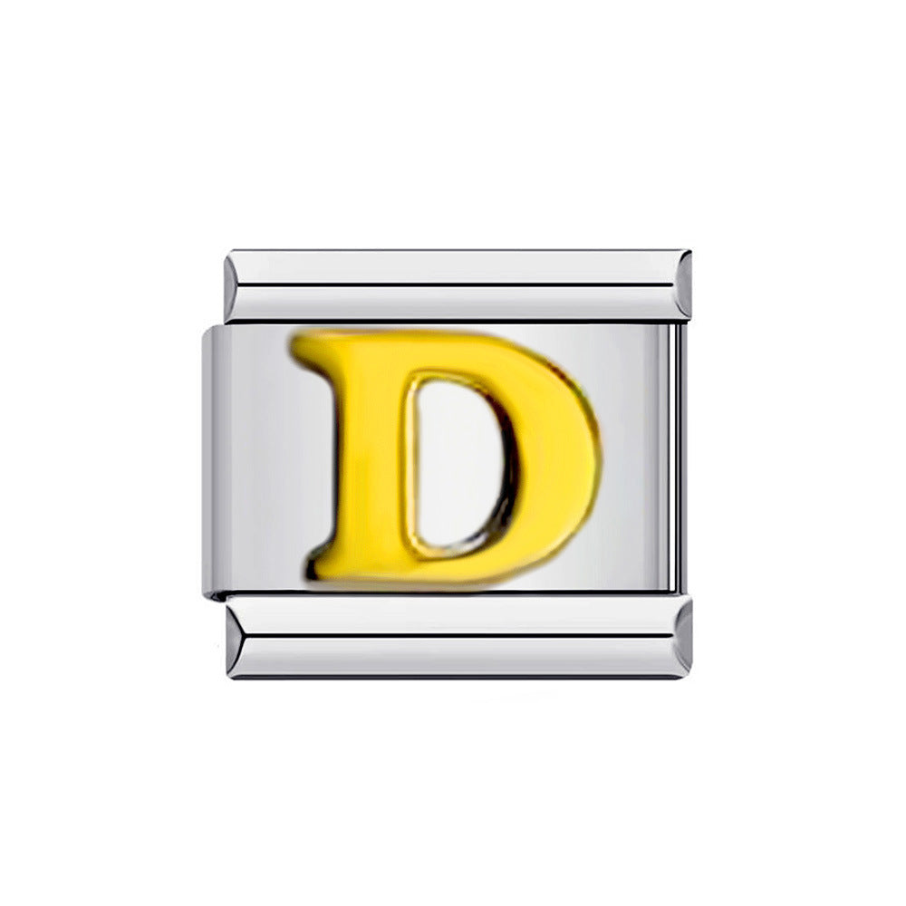 Varsity Letters Italian Charm