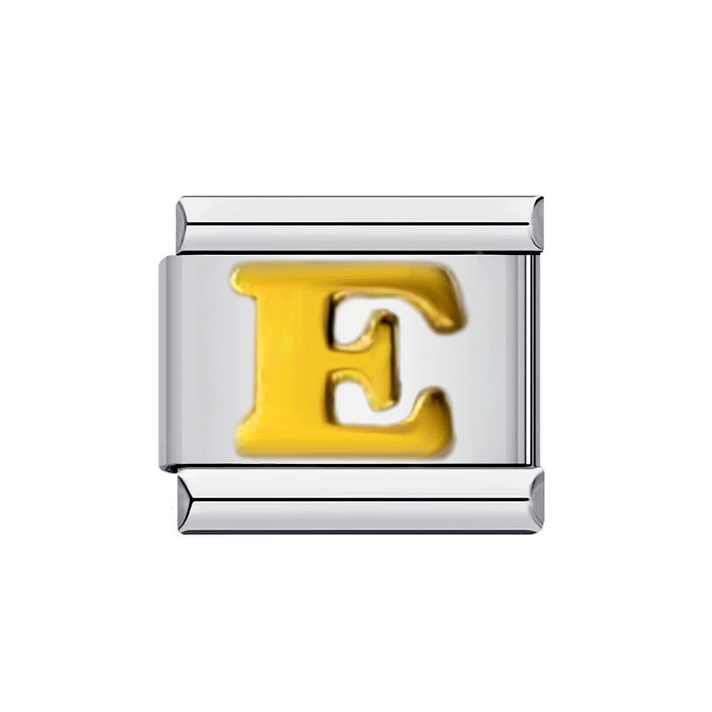 Varsity Letters Italian Charm