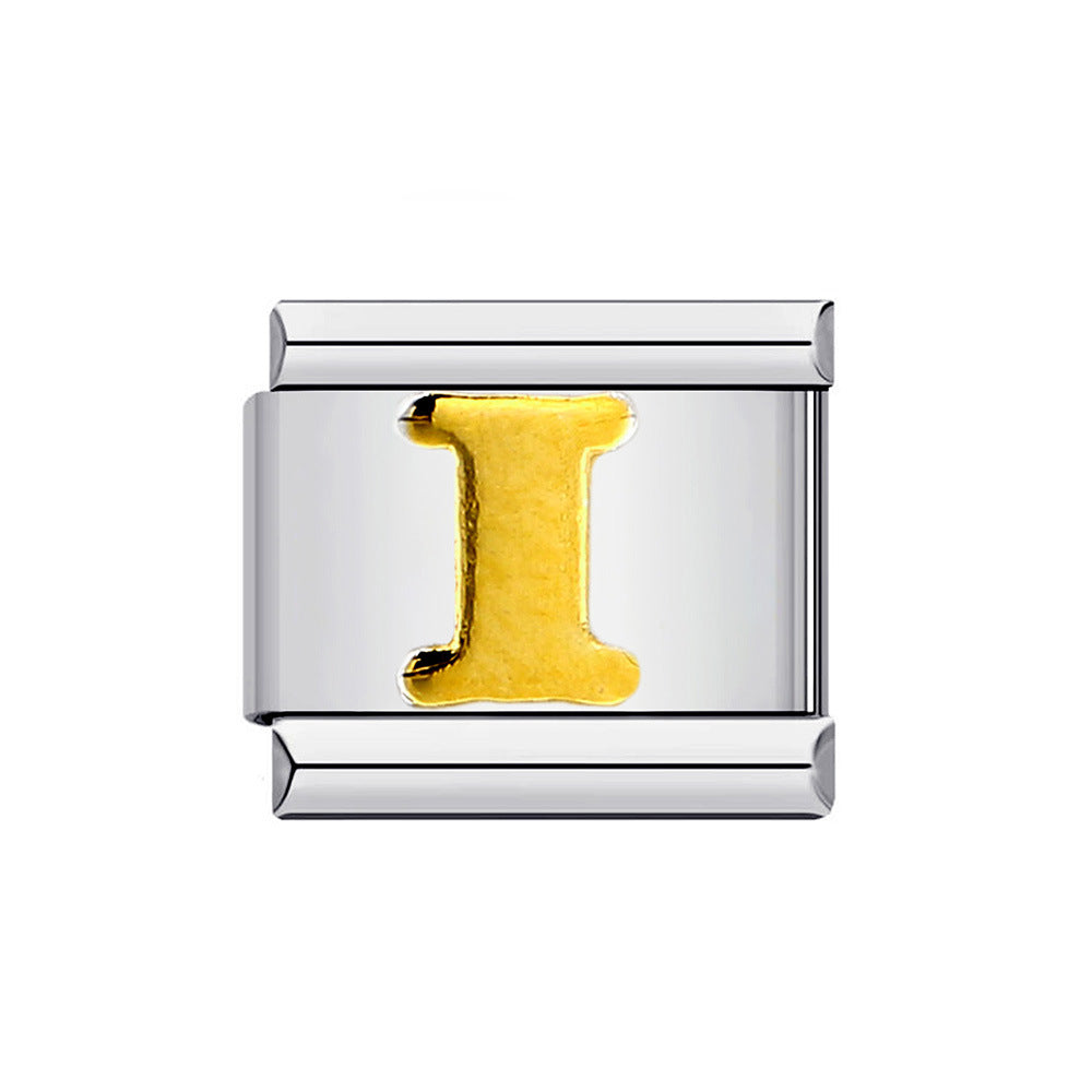 Varsity Letters Italian Charm