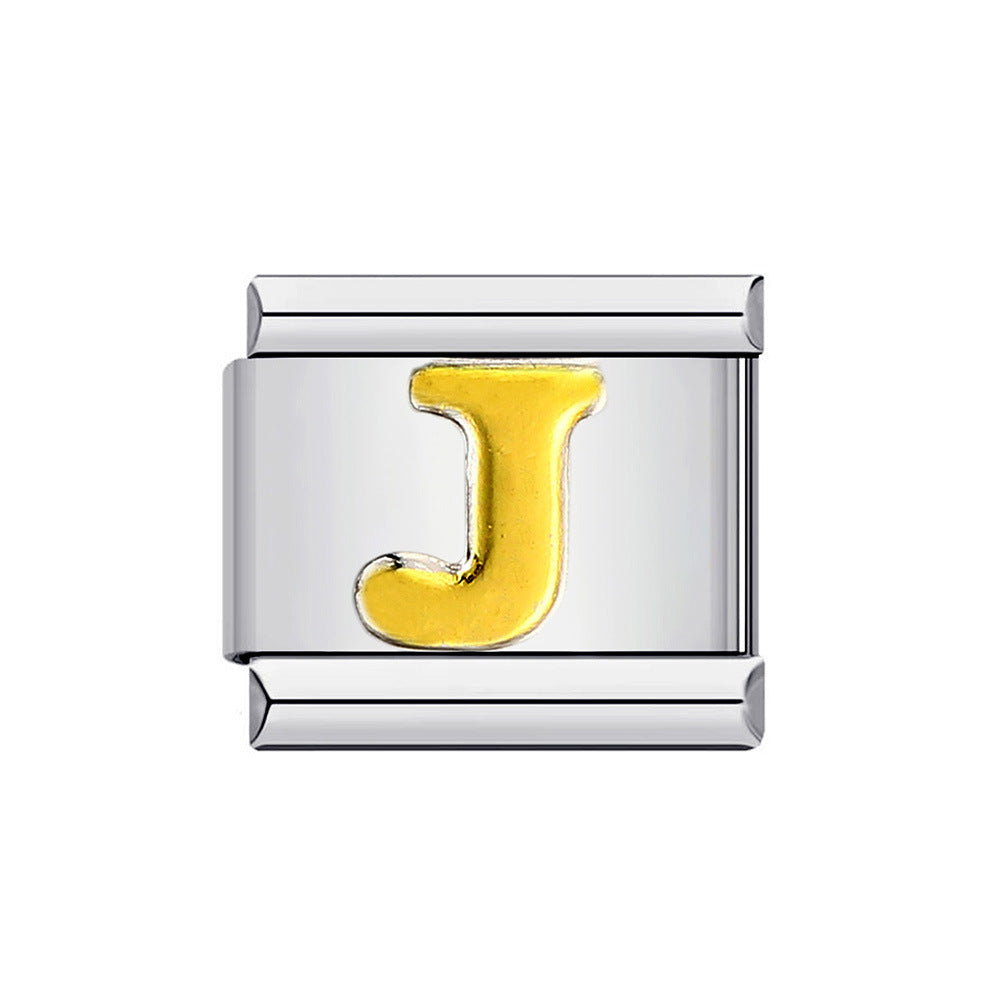Varsity Letters Italian Charm
