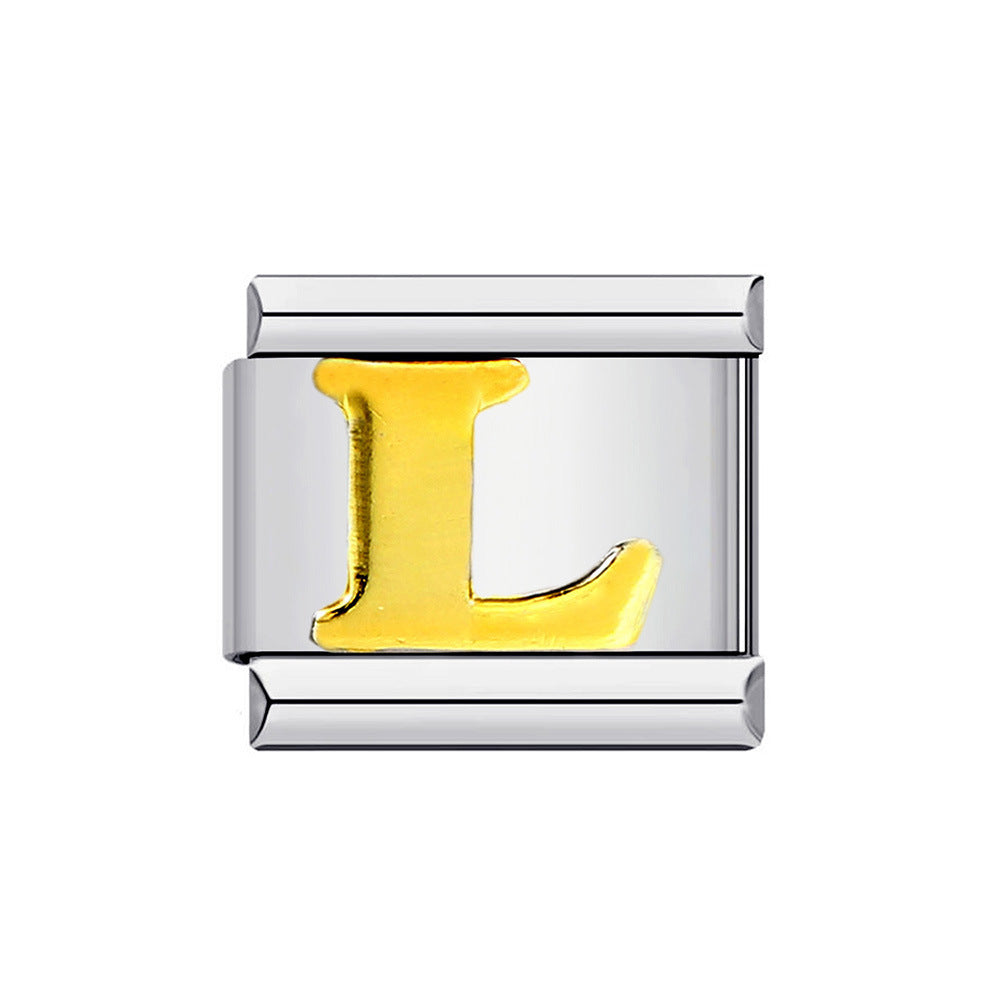 Varsity Letters Italian Charm