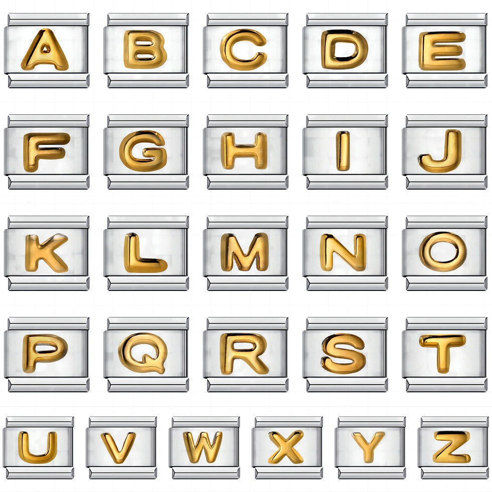 Modern Letters Italian Charm