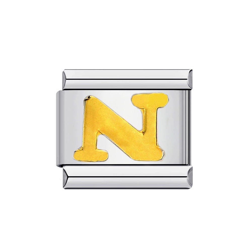 Varsity Letters Italian Charm