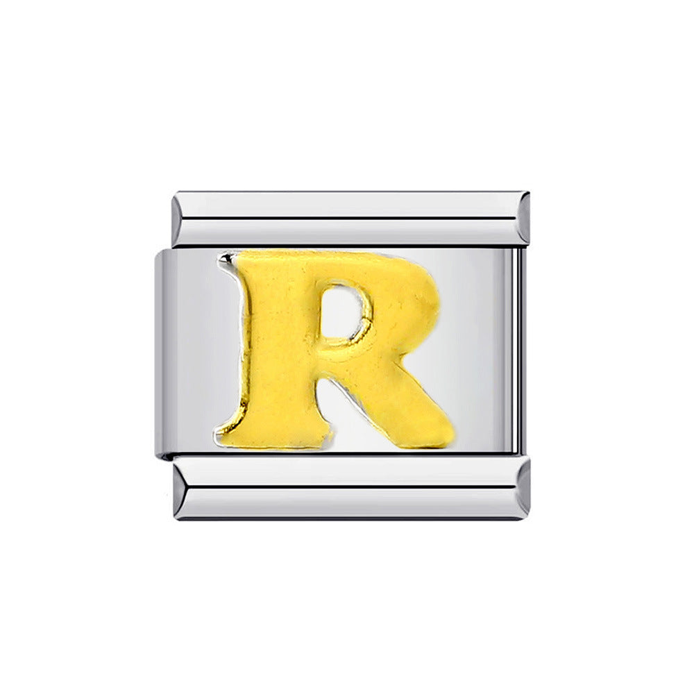 Varsity Letters Italian Charm