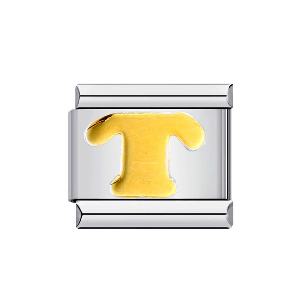 Varsity Letters Italian Charm