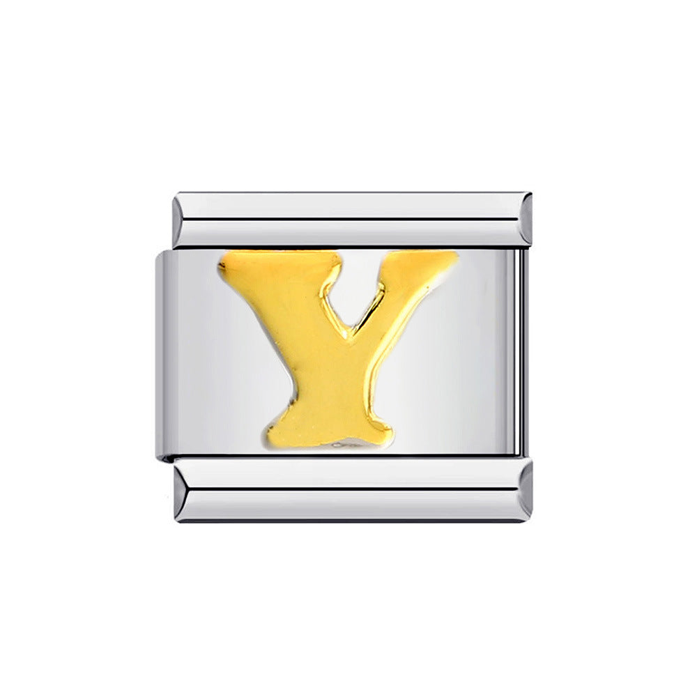 Varsity Letters Italian Charm